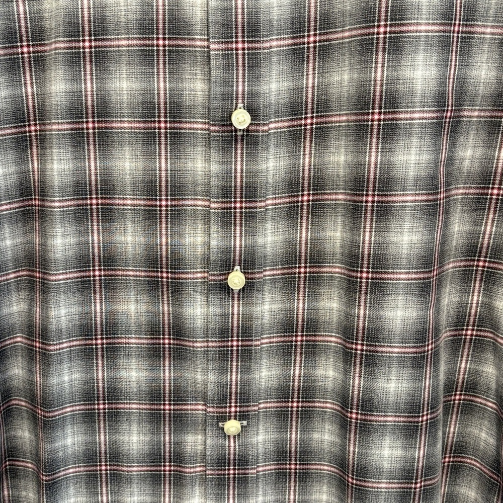 Thomas Dean Men's Blue and Gray Dress Shirt - Picture 2 of 6